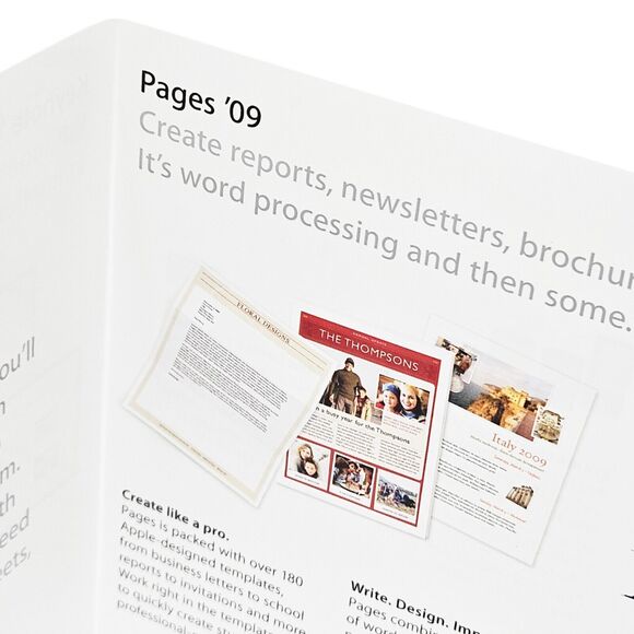 Vintage iWork Apple DVD - Version 9.0.3 - Includes Pages Keynote Numbers 2009 - Picture 4 of 11